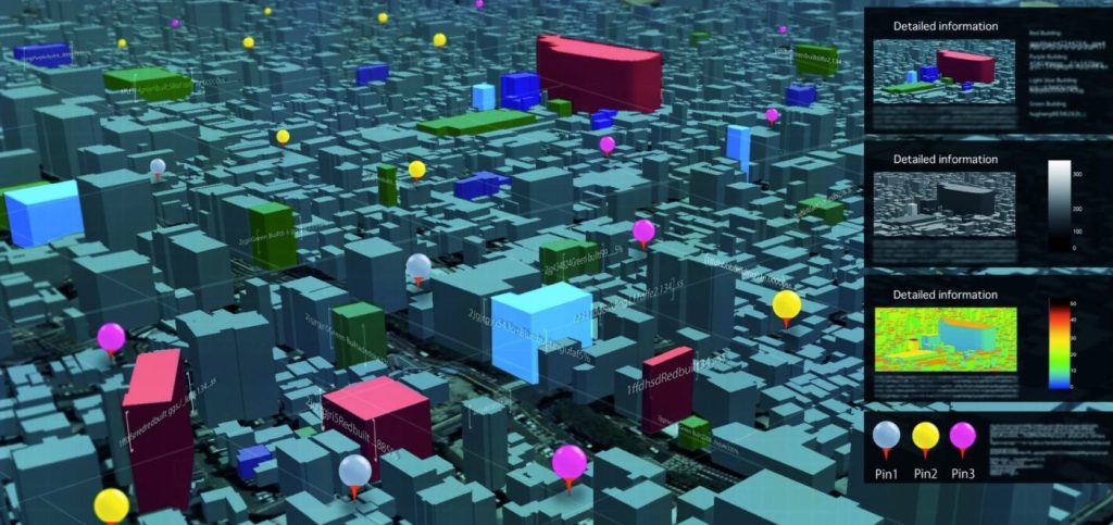 3D都市データ　イメージ